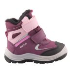 Geox Flanfil Girl burgundi-rózsaszín 2 tépőzáras Amphibox (Vízálló) bélelt lány hótaposó