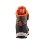 Geox Flanfil Boy tépőzáras sötétszürke-narancssárga űrhajós Amphibox (Vízálló) bélelt fiú hótaposó