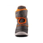 Geox Flanfil Boy tépőzáras sötétszürke-narancssárga űrhajós Amphibox (Vízálló) bélelt fiú hótaposó