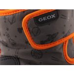 Geox Flanfil Boy tépőzáras sötétszürke-narancssárga űrhajós Amphibox (Vízálló) bélelt fiú hótaposó