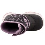 Geox Flanfil Girl sötétlila-mályva macis tépőzáras Amphibox (Vízálló) lány hótaposó