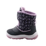 Geox Flanfil Girl sötétlila-mályva macis tépőzáras Amphibox (Vízálló) lány hótaposó