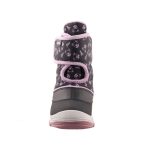 Geox Flanfil Girl sötétlila-mályva macis tépőzáras Amphibox (Vízálló) lány hótaposó