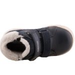 Geox Trottola Girl sötétkék 2 tépőzáras virág mintás bélelt Vízálló lány cipő