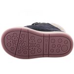 Geox Trottola Girl sötétkék 2 tépőzáras virág mintás bélelt Vízálló lány cipő