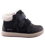 Geox Trottola Girl sötétkék 2 tépőzáras virág mintás bélelt Vízálló lány cipő