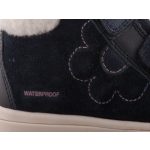 Geox Trottola Girl sötétkék 2 tépőzáras virág mintás bélelt Vízálló lány cipő