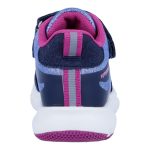 Siesta-Richter sötétkék-pink csillámos tépőzáras-gumifűzős vízálló (Sympatex) kislány cipő