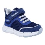 Siesta-Richter sötétkék-szürke tépőzáras-gumifűzős vízálló (Sympatex) kisfiú cipő