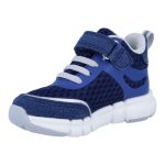 Siesta-Richter sötétkék-szürke tépőzáras-gumifűzős vízálló (Sympatex) kisfiú cipő