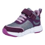 Siesta-Richter bordó csillámos tépőzáras-gumifűzős vízálló (Sympatex) kislány cipő