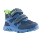 Siesta-Richter sötétkék-kék-zöld 2 tépőzáras Richtex (vízálló) bőr fiú cipő