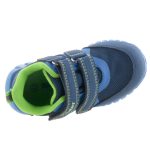 Siesta-Richter sötétkék-kék-zöld 2 tépőzáras Richtex (vízálló) bőr fiú cipő