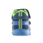 Siesta-Richter sötétkék-kék-zöld 2 tépőzáras Richtex (vízálló) bőr fiú cipő