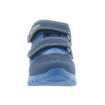 Siesta-Richter sötétkék-kék-zöld 2 tépőzáras Richtex (vízálló) bőr fiú cipő