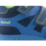 Siesta-Richter sötétkék-kék-zöld 2 tépőzáras Richtex (vízálló) bőr fiú cipő