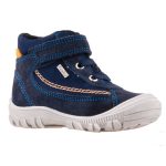 SIESTA-RICHTER tépős/gumifűzős sötétkék SZŐRMEBÉLÉSES Richtex (Vízálló) téli cipő