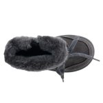 SIESTA-RICHTER szürke cipzáros SympaTex VÍZÁLLÓ téli hótaposó csizma