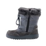 SIESTA-RICHTER szürke cipzáros SympaTex VÍZÁLLÓ téli hótaposó csizma