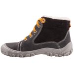 SIESTA-RICHTER szürke/fekete/arany fűzős Richtex (Vízálló) BÉLELT téli cipő