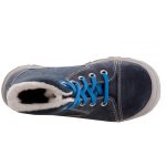 SIESTA-RICHTER sötétkék/királykék fűzős Richtex (Vízálló) BÉLELT téli cipő