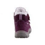 Siesta-Richter 2 tépőzáras burgundi lila-rózsaszín Richtex (Vízálló) bélelt lány téli bakancs