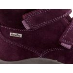 Siesta-Richter 2 tépőzáras burgundi lila-rózsaszín Richtex (Vízálló) bélelt lány téli bakancs