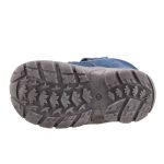 Siesta-Richter 2 tépőzáras sötétkék-burgundi lila Richtex (Vízálló) bundás lány téli cipő