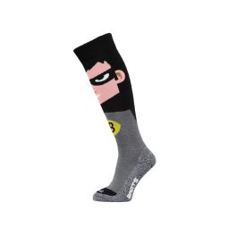 BARTS SKISOCK SUPER HERO KIDS fekete/szürke SZUPERHŐS mintás sízokni   BARTS SKISOCK SUPER HERO KIDS fekete/szürke SZUPERHŐS mintás sízokni