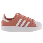 ADIDAS SUPERSTAR fűzős mályva/fehér orrvédős velúr bőr sportcipő