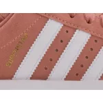 ADIDAS SUPERSTAR fűzős mályva/fehér orrvédős velúr bőr sportcipő