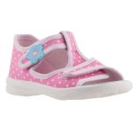 Színhibás SUPERFIT 2 tépőzáras rózsaszín pöttyös lány gyerek szandál