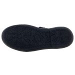 SIESTA-RICHTER sötétkék/ezüst tépős VIRÁG MINTÁS lányka balerina cipő