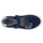 SIESTA-RICHTER sötétkék/ezüst VIRÁGOS balerina cipő