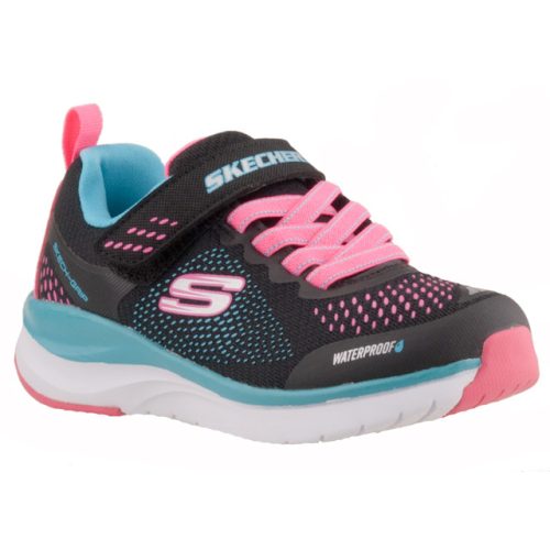 SKECHERS HYDRO MIST fekete/pink/türkiz VÍZÁLLÓ tépős/gumifűzős cipő