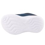 Skechers tépőzáras-gumifűzős sötétkék-pink mosógépben mosható lány gyerekcipő