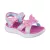 Skechers Butterfly brites pink-színes pillangós tépőzáras ledes világítós textil kislány gyermekszandál (303109L/PKMT)