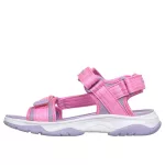 Skechers Tread seeker rózsaszín-lila tépőzáras mosógépben mosható textil kislány gyermekszandál (303221L/PKLV)