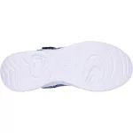 Skechers S Lights Heart lights- Boogie love sötétkék-színes szívecskés tépőzáras-gumifűzős ledes világítós textil kislány gyerekcipő (303257L-NVMT)