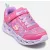 Skechers S Lights Heart lights- Boogie love pink szivecskés tépőzáras-gumifűzős ledes világítós textil kislány gyerekcipő (303257L-HPMT)