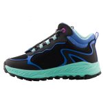 Skechers Fuse Tread-Extreme Wanderers összehúzós fekete/menta/lila gyerek túracipő