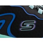 Skechers Fuse Tread-Extreme Wanderers összehúzós fekete/menta/lila gyerek túracipő