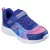 Skechers Bounder-Hydra cool sötétkék-lila-rózsaszín csillámos tépőzáras-gumifűzős vízálló textil kislány gyerekcipő (303452L-NVMT)