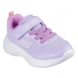   Skechers Selectors-reset achieved levendula lila tépőzáras-gumifűzős mosógépben mosható textil kislány gyerekcipő (303573L-LAV)