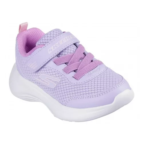 Skechers Selectors-reset achieved levendula lila tépőzáras-gumifűzős mosógépben mosható textil kislány gyerekcipő (303573L-LAV)