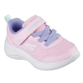   Skechers Selectors-reset achieved rózsaszín tépőzáras-gumifűzős mosógépben mosható textil kislány gyerekcipő (303573N-LTPK)