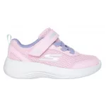 Skechers Selectors-reset achieved rózsaszín tépőzáras-gumifűzős mosógépben mosható textil kislány gyerekcipő (303573N-LTPK)