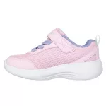 Skechers Selectors-reset achieved rózsaszín tépőzáras-gumifűzős mosógépben mosható textil kislány gyerekcipő (303573N-LTPK)