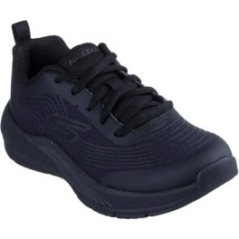 Skechers Microspec Advance fekete fűzős mosógépben mosható textil gyermek cipő   Skechers Microspec Advance fekete fűzős mosógépben mosható textil gyermek cipő