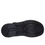 Skechers Microspec Advance fekete tépőzáras-gumifűzős mosógépben mosható textil gyermek cipő
